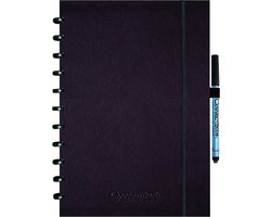 Correctbook Premium Ink Black A4-Gelinieerd - Uitwisbaar / Whiteboard Notitieboek