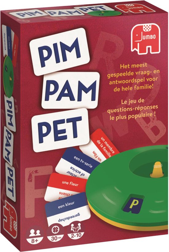 Gezelschapsspel: Pim Pam Pet Original 2018 - Bordspel, uitgegeven door Jumbo