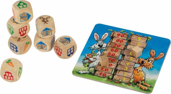 999 Games - Konijnenhokken - Vlot Dobbelspel