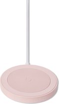 DECODED Wireless Charging Puck - Draadloze Oplader - Geschikt voor Ingebouwde Magneet - Pink