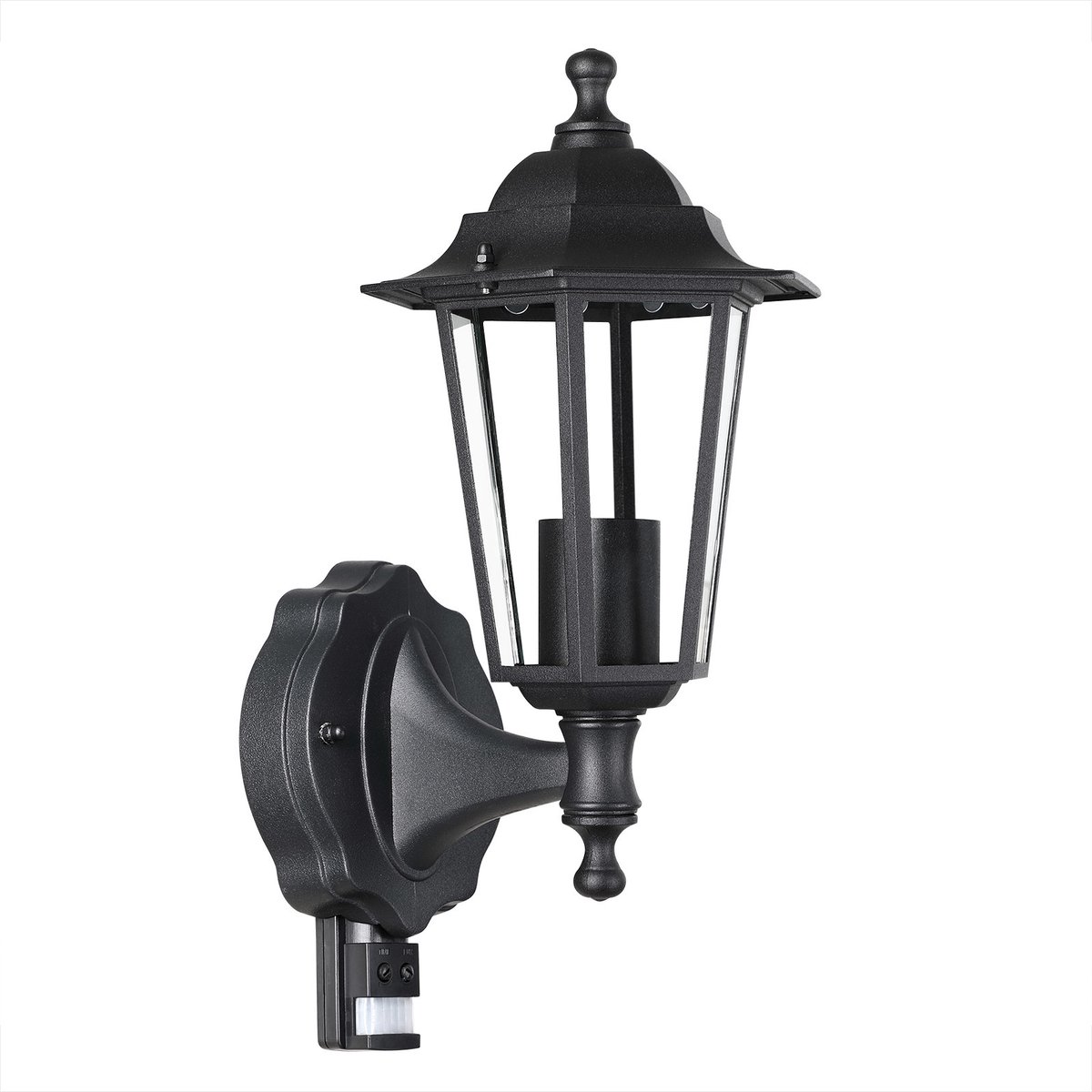 Monzana Wandlamp - met Bewegingssensor - Weerbestendig - Antraciet