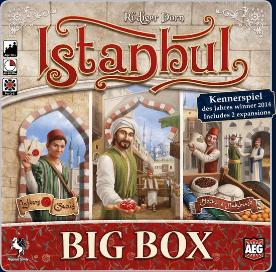 Boek: Pegasus Spiele ISTANBUL BIG BOX bordspel, geschreven door Pegasus Spiele Gmbh