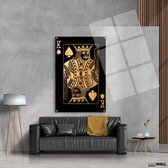 Luxe Plexiglas Schilderij Koning | 40x60 | Woonkamer | Slaapkamer | Kantoor | Muziek | Design | Art | Modern | ** 5MM DIK**
