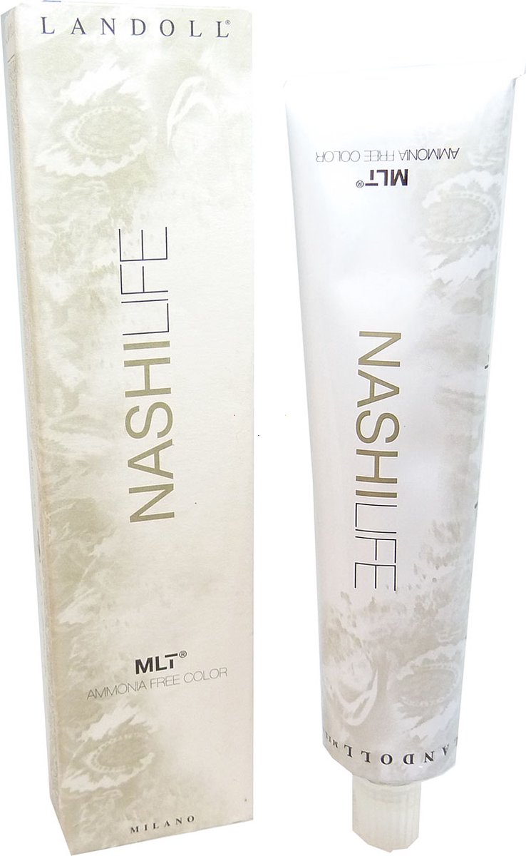 Landoll Nashi Life Ammonia Free Crème Haarkleur Permanente Kleuring 60ml - 06,64 Red Copper Dark Blonde / Kupferot Dunkelblond