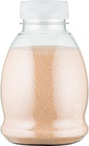 Scrubzout Amandel - 375 gram met transparante dop - Set van 5 stuks