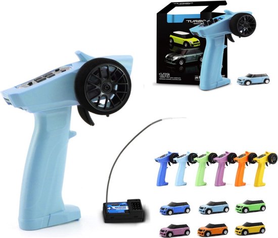 NULA RC Drift Auto im Maßstab 1:64, Hochgeschwindigkeits 4WD Mini Vollproportional RTR 2,4-GHz Fernbedienungsauto Sportfahrzeugmodell, Hobby- Desktop Geschenk für Erwachsene