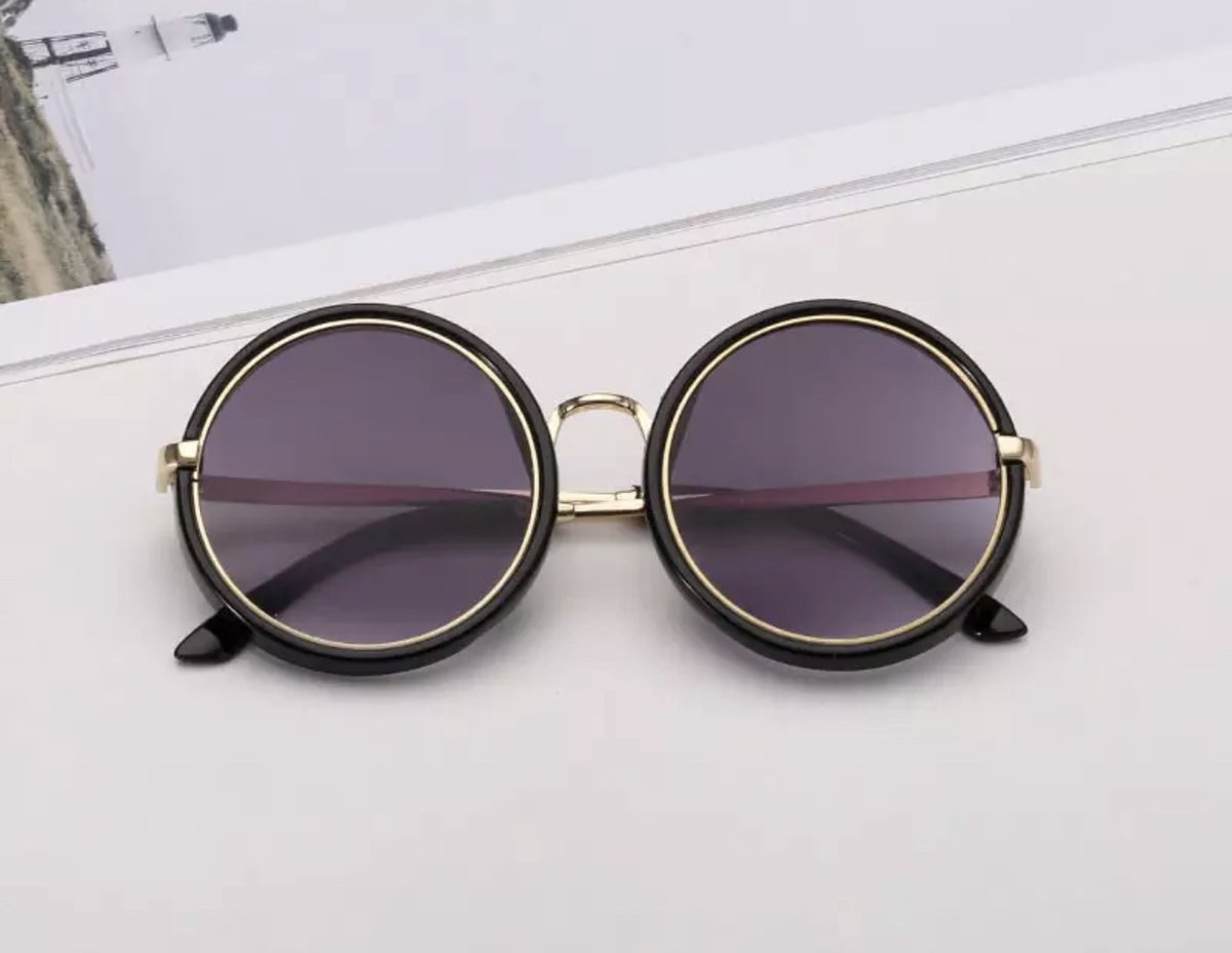 KINDERZONNEBRIL - LUXE ZONNEBRIL - UV400 BESCHERMING - KINDER ZONNEBRIL - UV400 FILTER - VINTAGE - HIP - PAARS