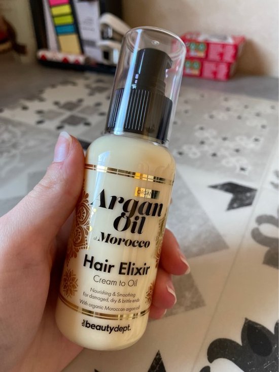 Organic Argan Oil Morocco Hair Elixir 100 ml Haarolie Haarcrème bol