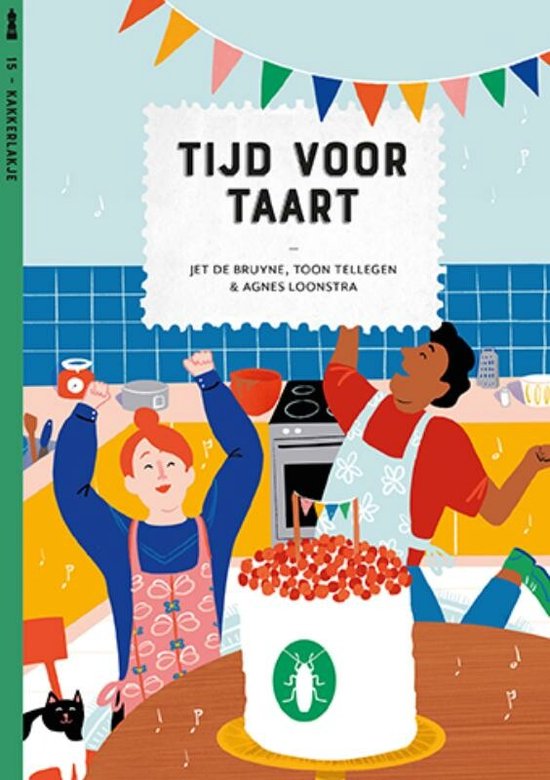 Kakkerlakjes culinair 15 -   Tijd voor taart (set van 6)