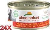 Almo Nature HFC - Nourriture pour chat - Kip & Crevettes - 24x70gr
