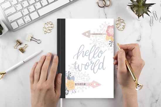 Carnet - Cahier d'écriture - Citation - Enfants - Fleurs - Garçons - Filles - Bébé - Carnet - Format A5 - Bloc-notes