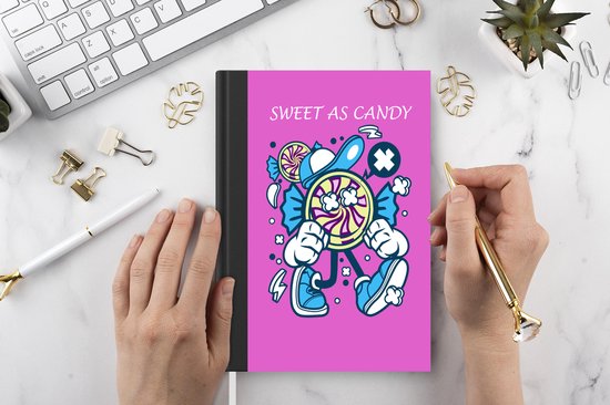 Carnet - Carnet d'écriture - Vintage - Snoep - Chaussures pour femmes - Petit carnet - Taille A5 - Bloc-notes