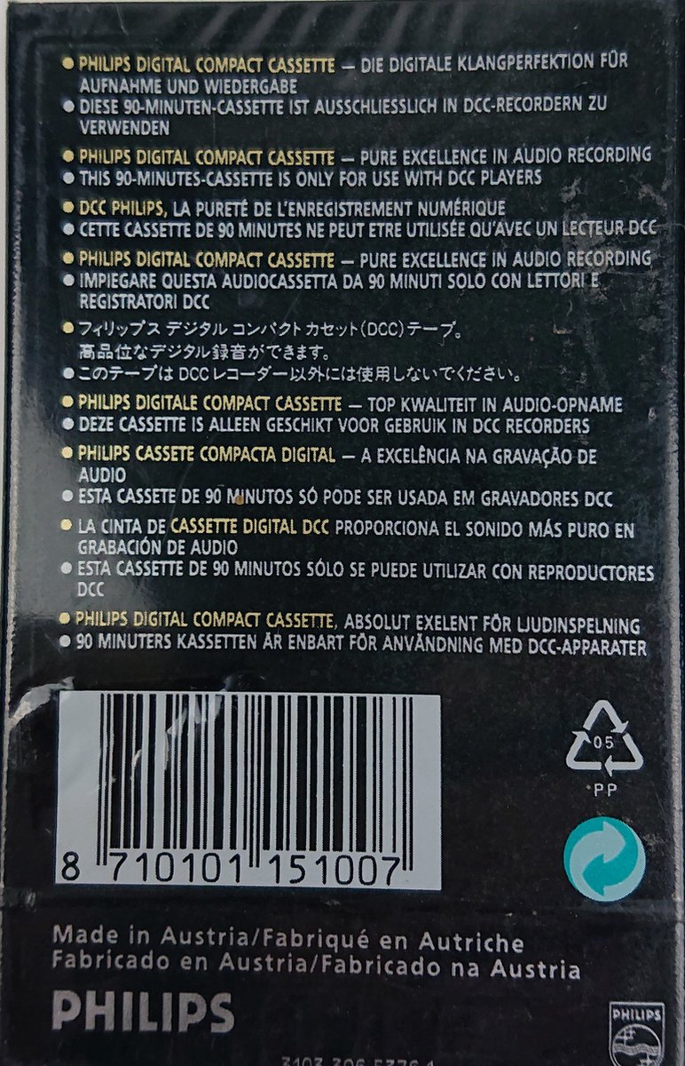 Philips - 20 Digital DCC cassettes tapes - Différents