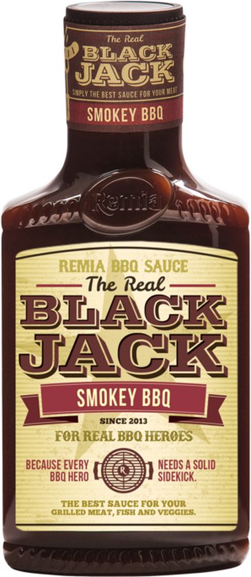 Remia Zero Jack Smokey BBQ Sauce - zonder toegevoegde suikers - 450 ml