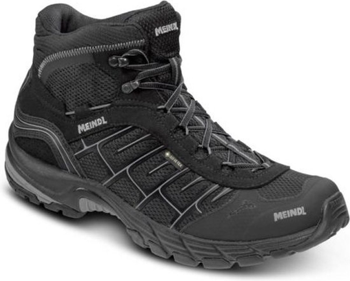MEINDL Quebec Mid GTX - Wandelschoen - Zwart/Zilver - Heren - Maat 41.5