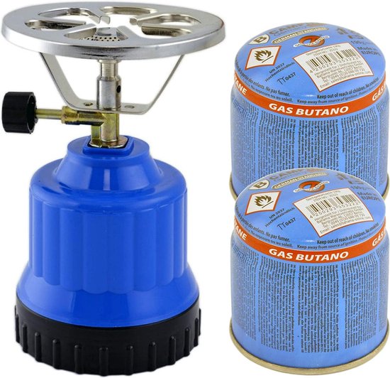TronicXL ECO gasfornuis campingfornuis gaskoker camping butaangasbrander 2 stuk Set — afbeelding 3