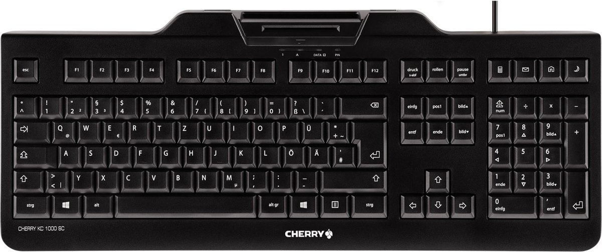 Keyboard with Reader Cherry JK-A0100ES-2