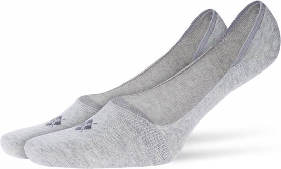 Burlington 2 paar invisible sneaker sokken maat 41/42 light grey