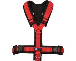 Annyx hondentuig hondentuigje Y-tuigje - Rood - maat XXS - Borstomvang 36-42cm - alleen geschikt voor een heel klein hondje