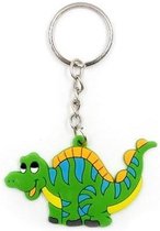 Baby dinosaurus sleutelhanger set kinderen zacht-pvc sleutelhanger charme mannen, auto hanger plastic cartoon schildpad geschenken [As Seen on Image]