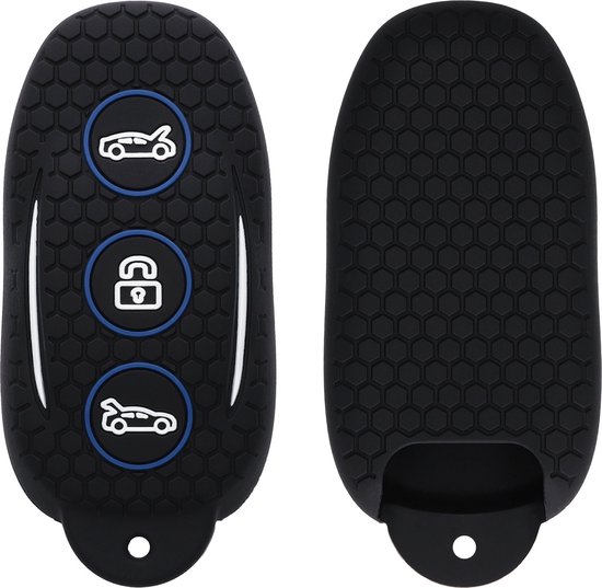 Kwak's Aluminum Profile Key Cover Compatible for TESLA Model S Smart Car Key Protective Cover(1#grey