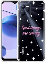 Realme C35 Hoesje Good Things Are Coming - Designed by Cazy