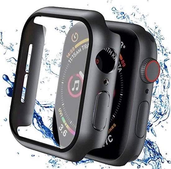 Hoesje Geschikt voor Apple Watch Zwart - watch case 42 mm - apple watch