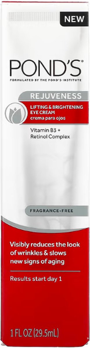 Pond's - Rejuveness, Lifting & Brightening Eye Cream - Fragrance Free -  29.5 ml | bol.com
