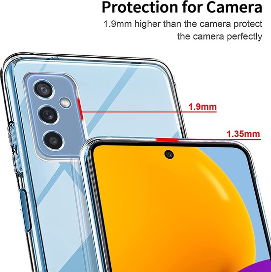 Coque Samsung Galaxy M23 Transparente - Coque Arrière en Siliconen