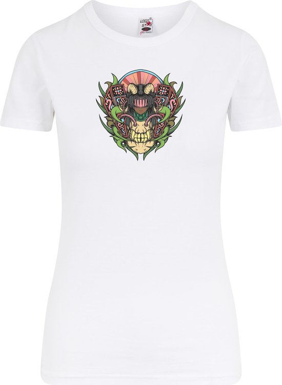 Klere-Zooi - Alien Devil - Dames T-Shirt - XXL