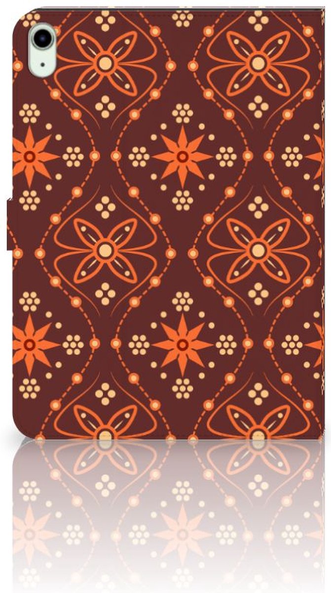 iPad Air (2020/2022) 10.9 inch Tablet Hoes Batik Brown
