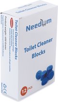 Needum ® Toiletblokjes voor inbouwreservoirs – WC-blokjes – Toiletblokken in een voordeelverpakking – 12 stuks