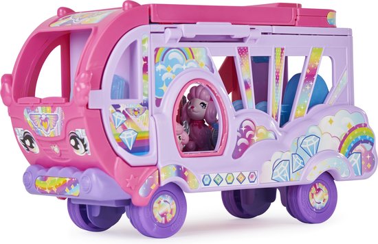 Hatchimals CollEGGtibles Rainbow-cation - Transformerende Camper-speelgoedauto met 6 unieke figuren 10 accessoires - Hatchimals