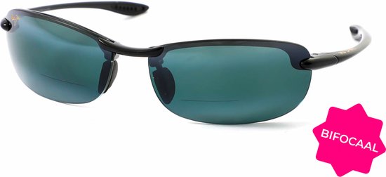 Zonneleesbril bifocaal Maui Jim Makaha-Gloss Black Maui Jim (Makaha)-+2.50