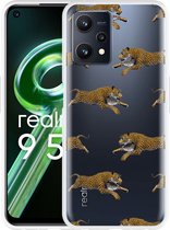 Realme 9 5G Hoesje Leopard - Designed by Cazy
