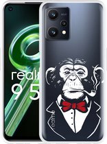 Realme 9 5G Hoesje Chimp Smoking - Designed by Cazy