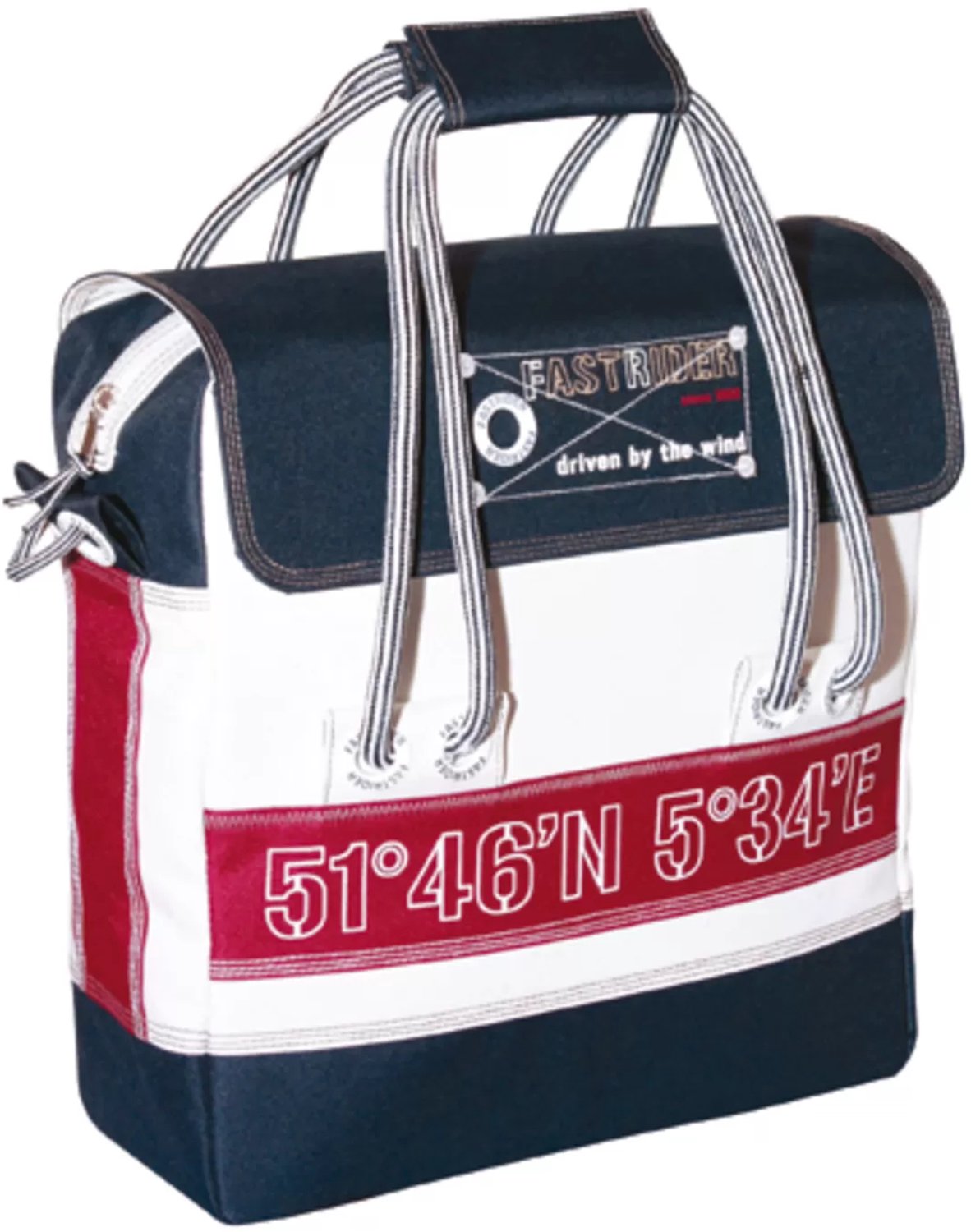 FastRider Nautic Enkele Fietstas / Shopper - 15.5L- Blauw