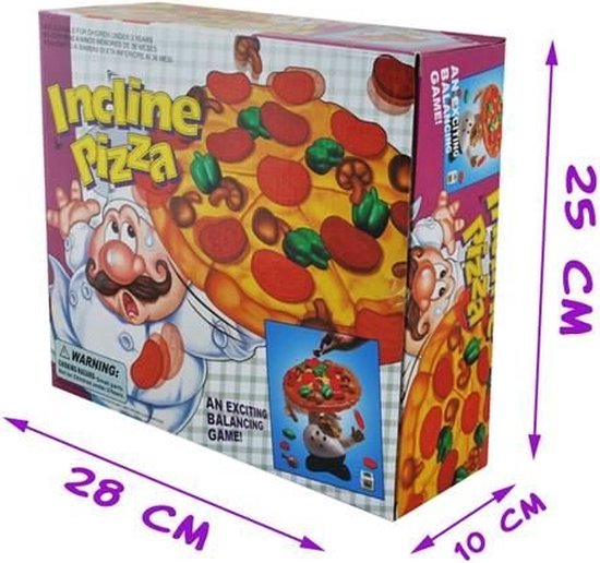 Thumbnail van een extra afbeelding van het spel Pizza Balanceer Spel leuk voor jong en oud - Drankspel Drinkspel - Klusjes uitdeel spel - Leerzaam - leeftijd 3+