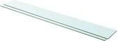 Étagères vidaXL 2 pièces 110 x 15 cm Verre Transparent - Étagère en Verres - Planches en Verres - Plaque en Verres - Plaques en verre