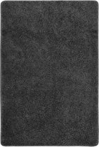 vidaXL - Vloerkleed - shaggy - anti-slip - 140x200 - cm - donkergrijs