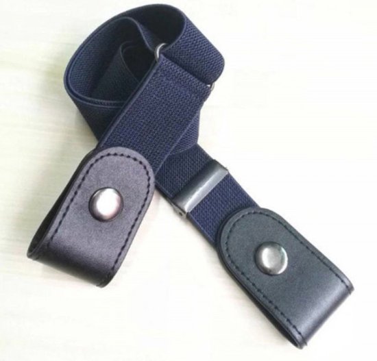 Set Van 4 Riemen 4 Elastische Riemen Zonder Gesp – Stretch Riem Voor Broek, Jeans, Rok – Zwart, Bruin, Camel, Crème Verstelbare Stretch Riem Set