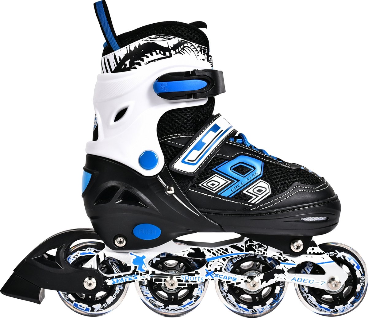 X-Scape Inline Skate Softboot Blauw Maat 30-33