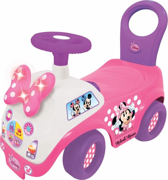 Minnie Mouse marche et pousse une voiture avec son et lumière - Voiture qui  marche | bol.com