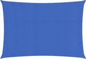 vidaXL - Zonnezeil - 160 - g/m² - 2x4 - m - HDPE - blauw