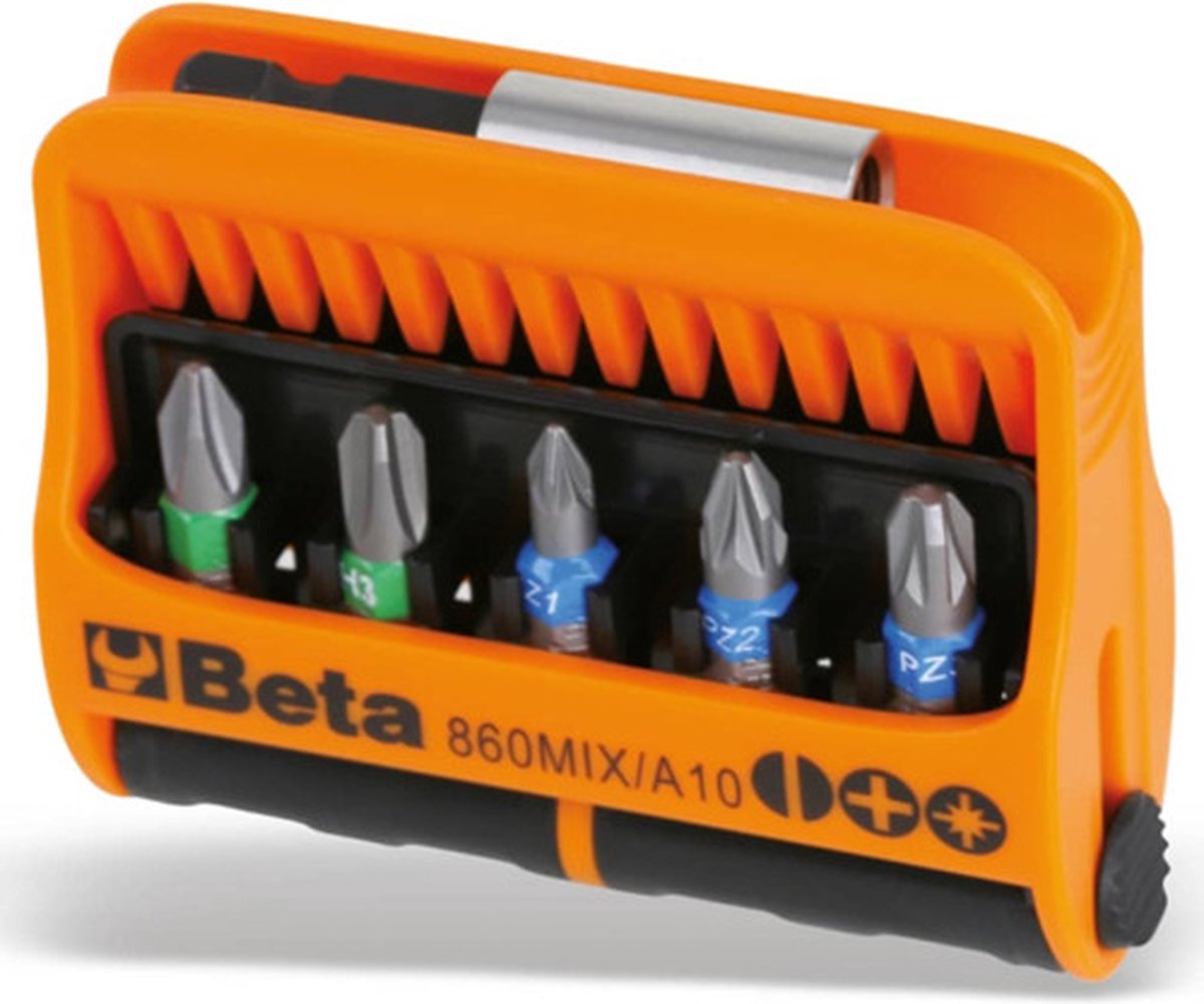 Beta Tools 10-delige Bitset 860MIX/A10 met magnetische bithouder