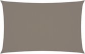 vidaXL - Zonnescherm - rechthoekig - 5x8 - m - oxford - stof - taupe