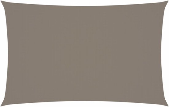 vidaXL Parasol rectangulaire 5x8 m Tissu Oxford Taupe