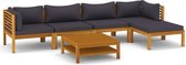 vidaXL-6-delige-Loungeset-met-kussens-massief-acaciahout