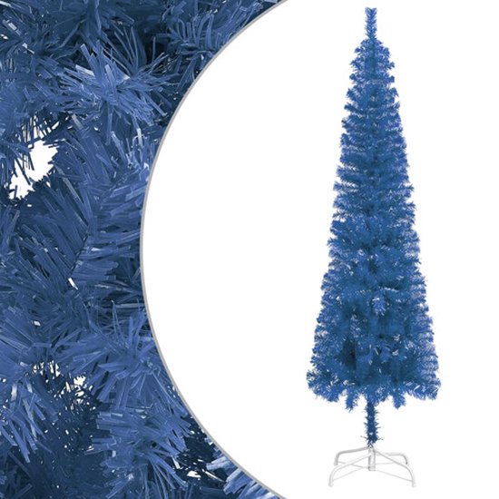 Londen Geven Onbelangrijk vidaXL Kerstboom smal 210 cm blauw | bol.com