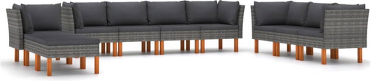 Vidaxl Tuinstoel Grijs Loungestoel